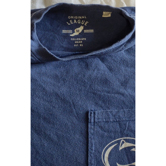Penn State Nittany Lions Original League Mens Long Sleeve Blue Size M - Picture 3 of 11